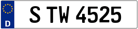 Truck License Plate